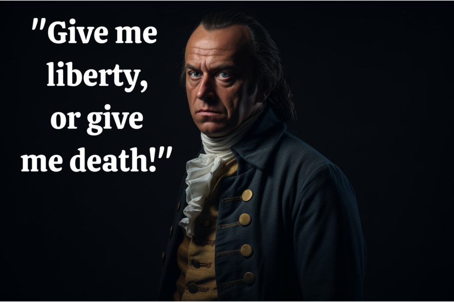 Give me liberty, or give me death!